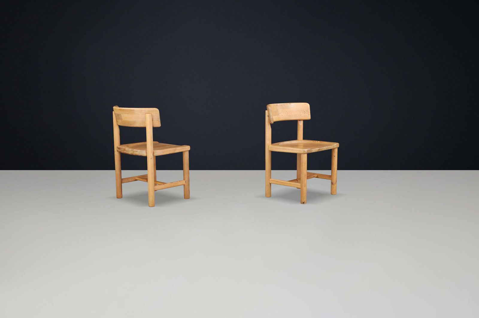 Scandinavian Modern Rainer Daumiller Side Chairs For Hirtshals Savvaerk, Denmark photo vintage