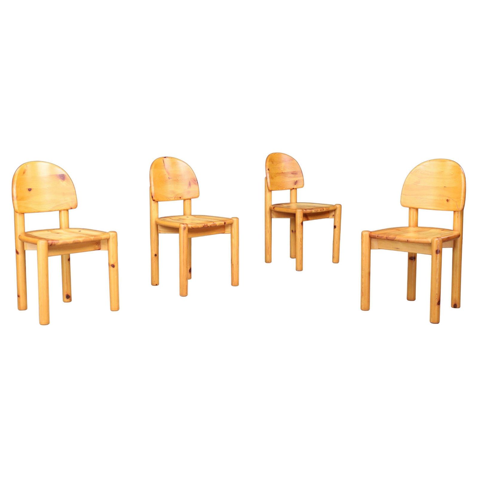 Rainer Daumiller For Hirtshals Sawmill Set Of Four Dining Chairs, Denmark 1970