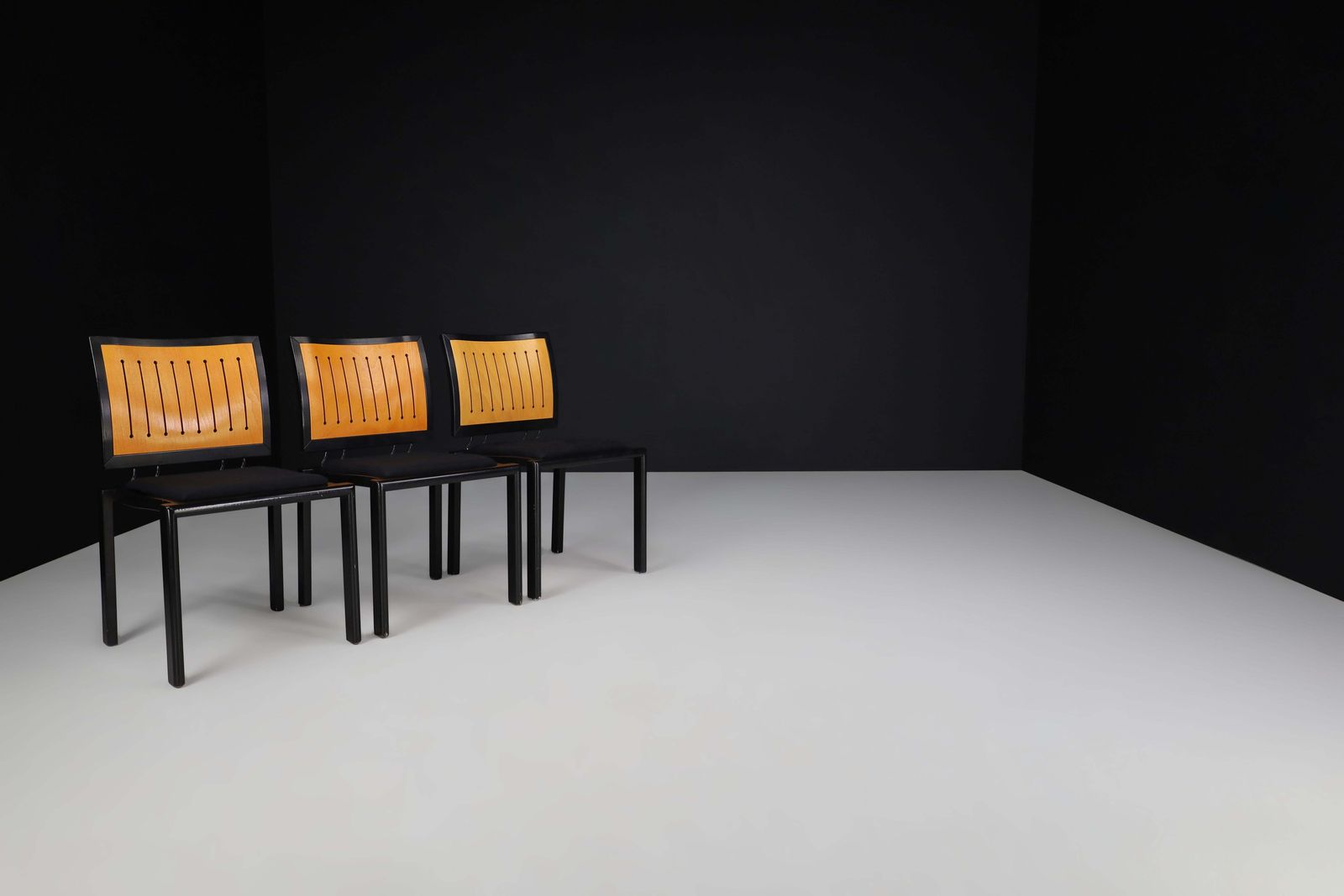 Furniture Quadro Chairs By Bruno Rey & Charles Polin For Dietiker, Switzerland, 1980s photo