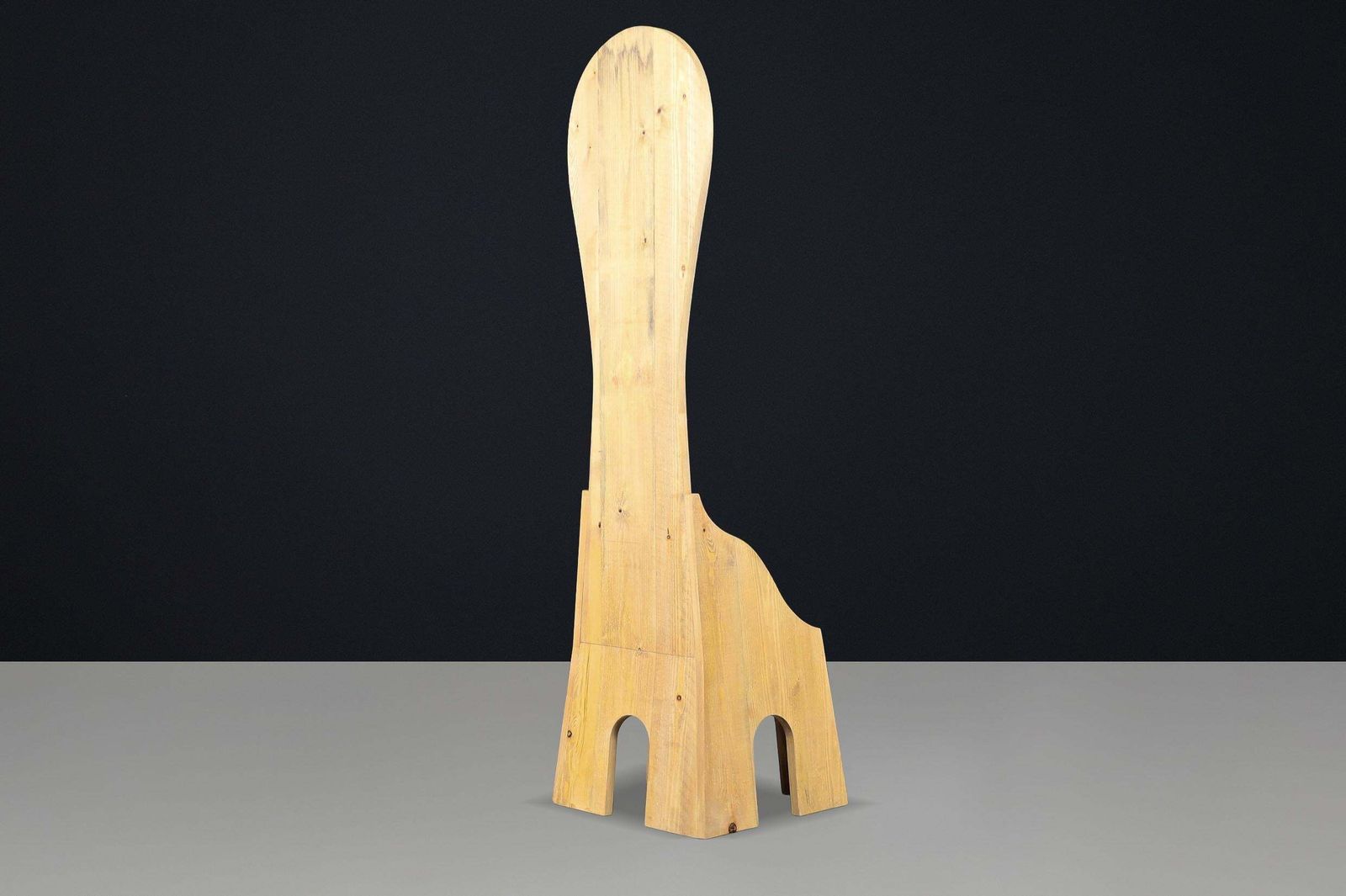 Mario Ceroli “Fratina” Chair For Poltronova, 1972, Italy, Pine, Stamped photo 2848.0