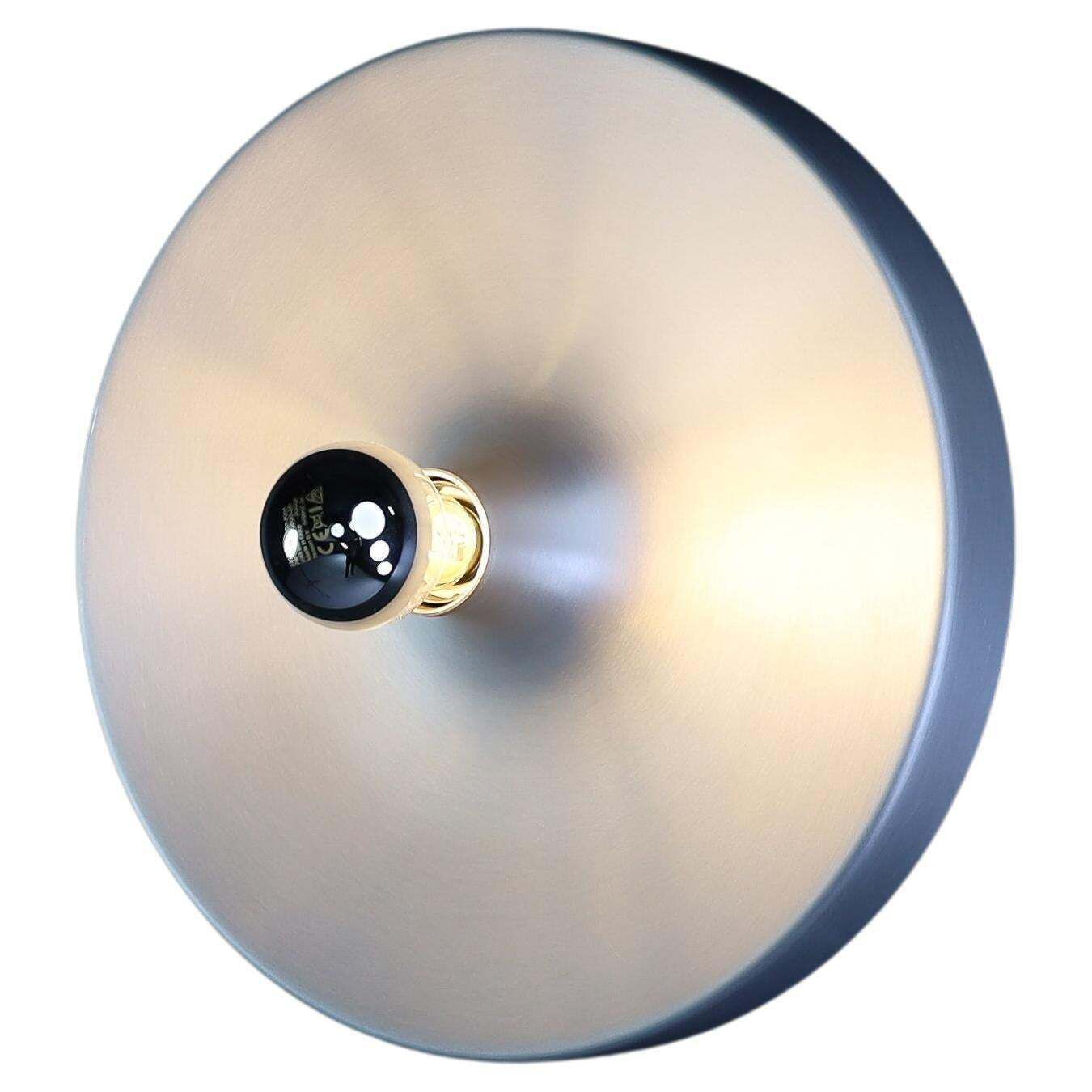 Mid Century Modern Charlotte Perriand Aluminum Disc Wall Lights, Germany 1960s