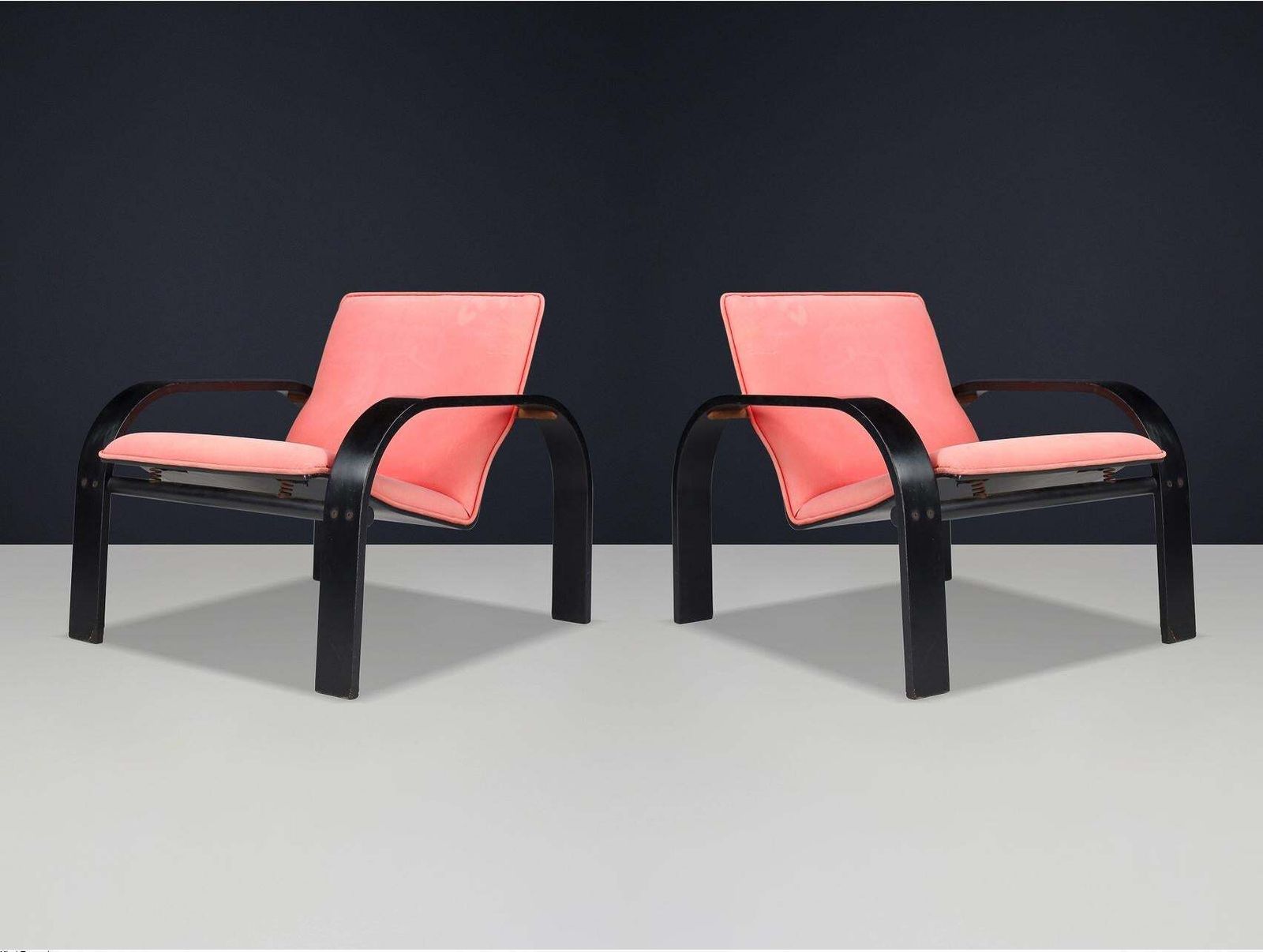 Set Of Two Mid Century Modern Armchairs Attributed To Alvar Aalto, Finland, 1940 photo furniture