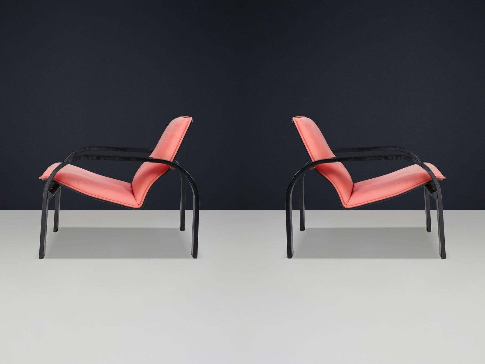 photo furniture Set Of Two Mid Century Modern Armchairs Attributed To Alvar Aalto, Finland, 1940