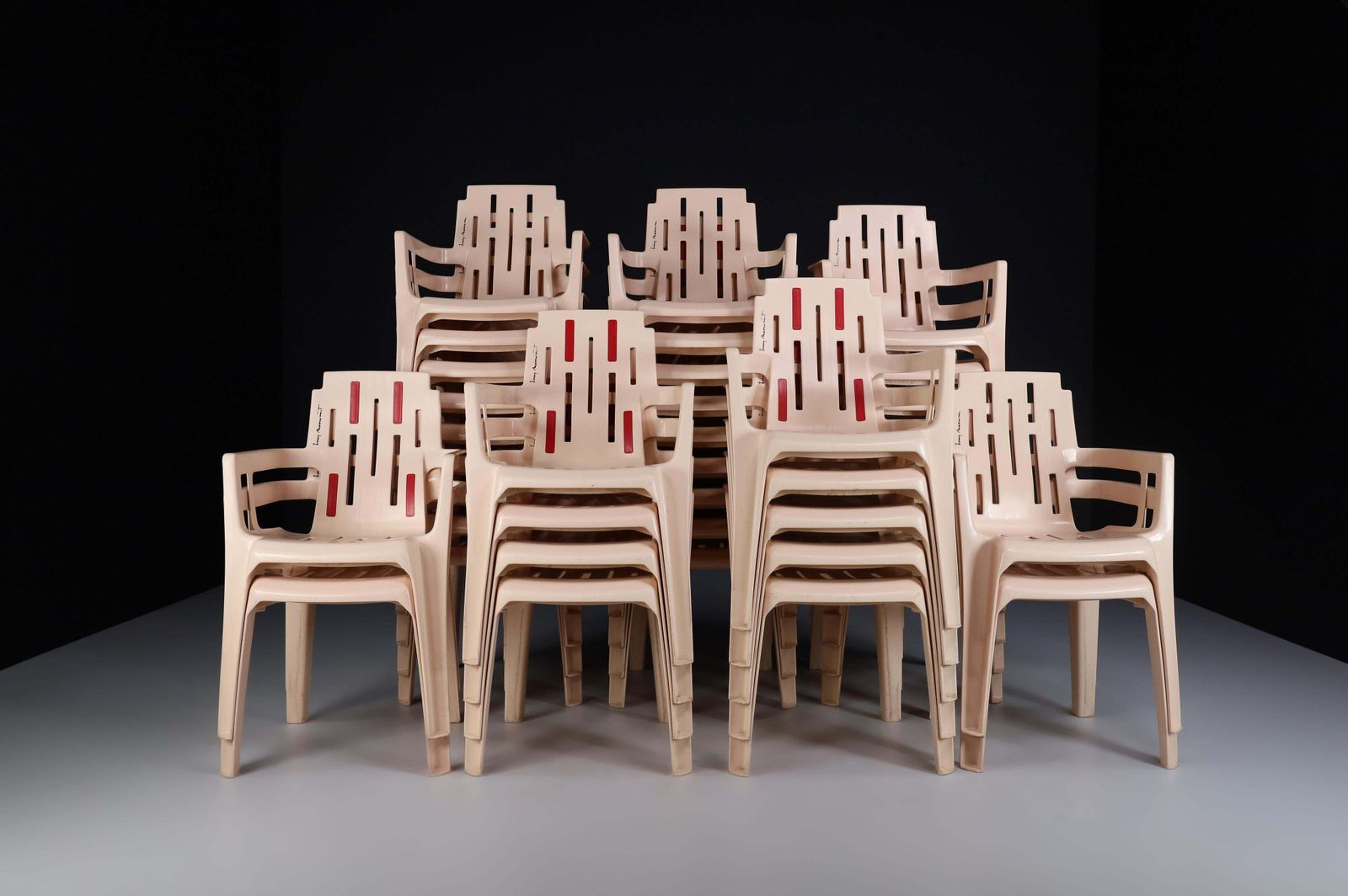Pierre Paulin 'Boston' Chairs For Henry Massonnet, France 1988 photo furniture
