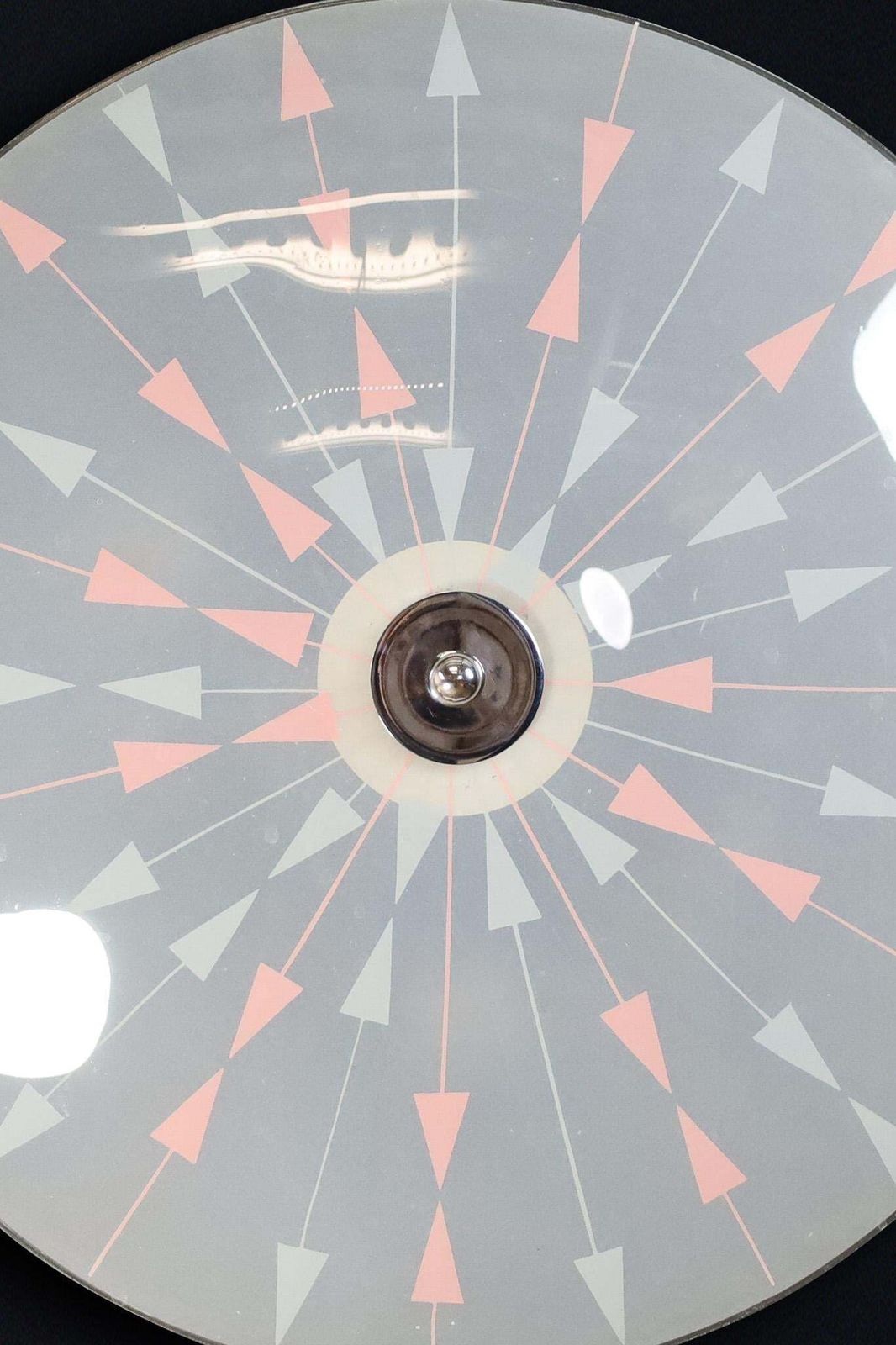 Mid Century Glass Hanging Pendant Or Wall Light Brussels World Expo 1958 (No12) photo Lighting