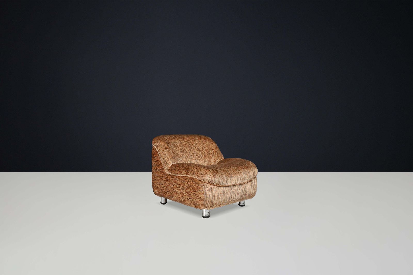 photo furniture Mid Century Modern Lounge Chairs In The Style Of Guido Faleschini, Italy, 1970s