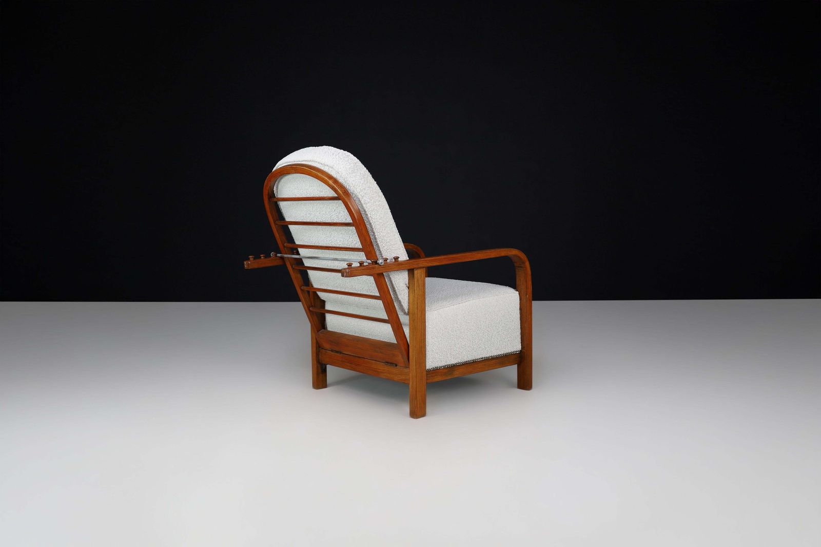 Attributed To Jan Vaněk, Adjustable Bentwood Lounge Chair, Czechia, 1930s photo 4651.0