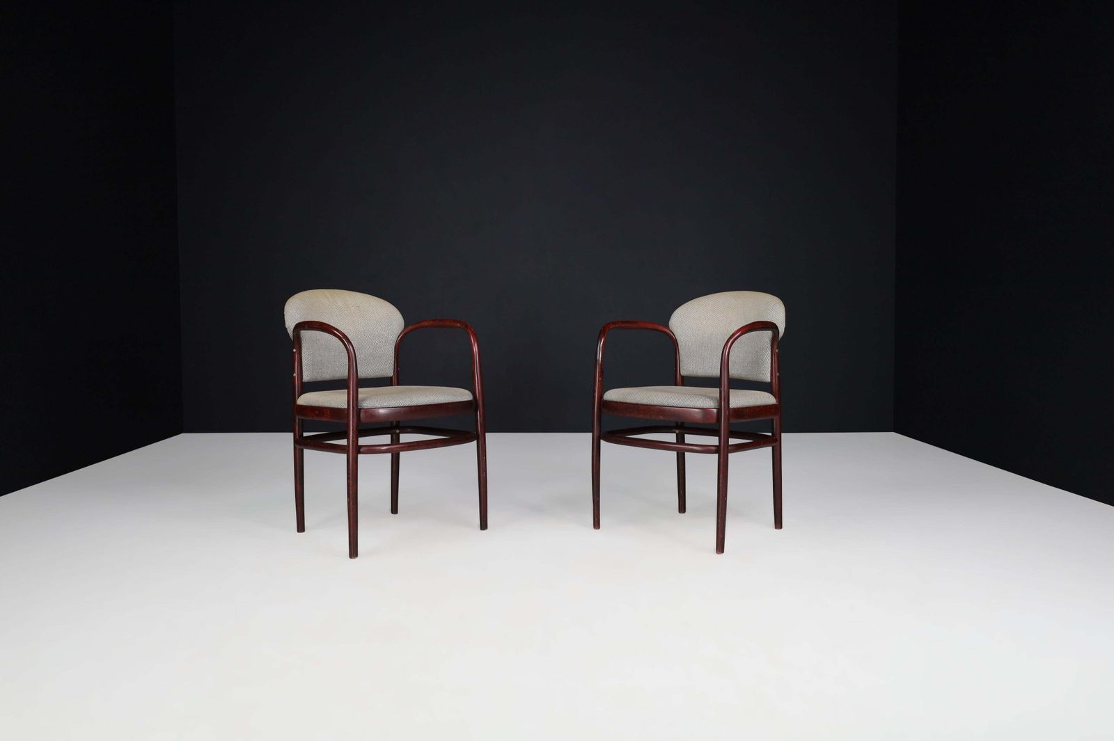 Mid Century Modern Bentwood Armchairs By Ton, Czechoslovakia, 1950s photo Furniture