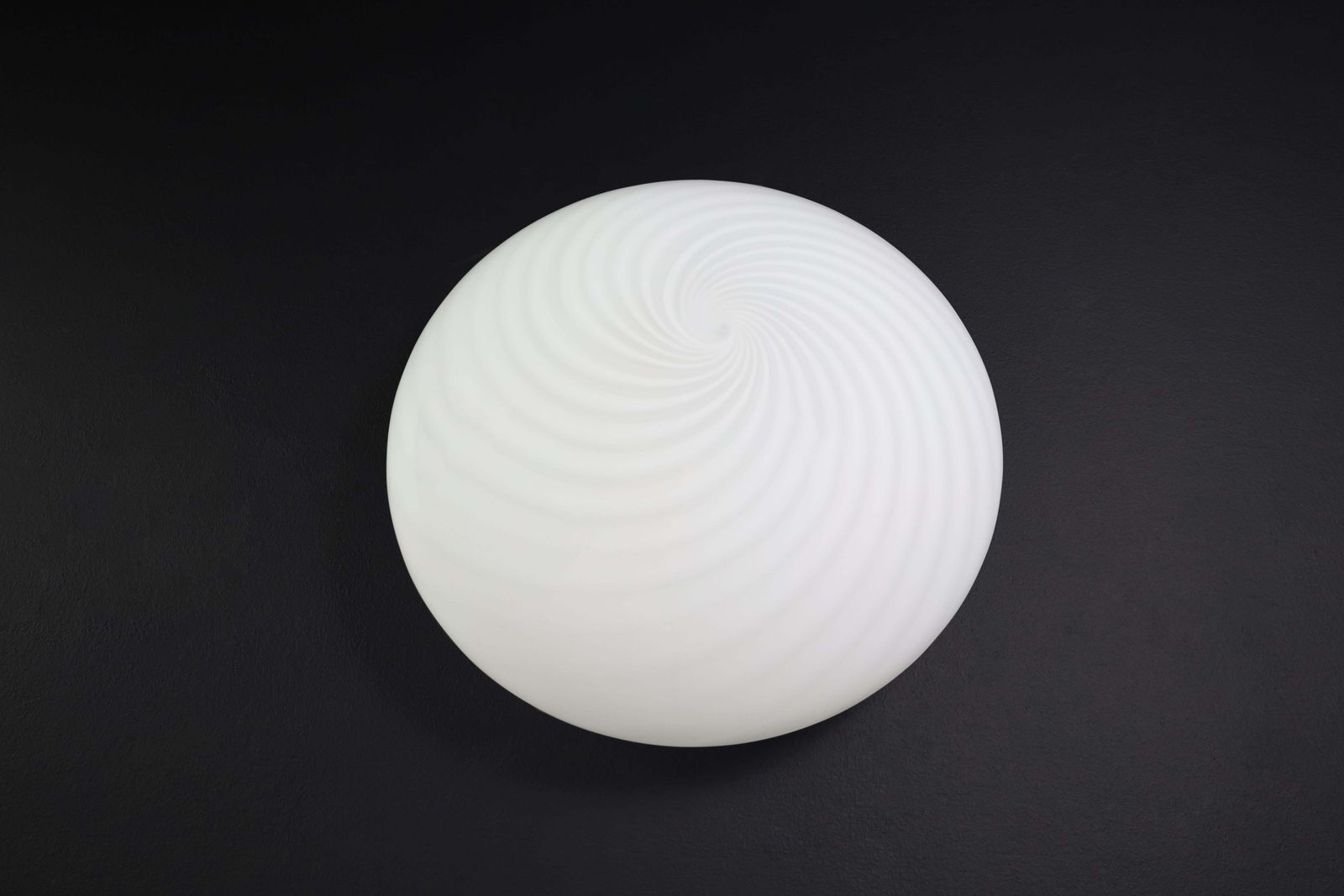 Large Murano Swirl Glass Ceiling Lights Or Sconces By Vm Vetri, Italy, 1970s photo buy