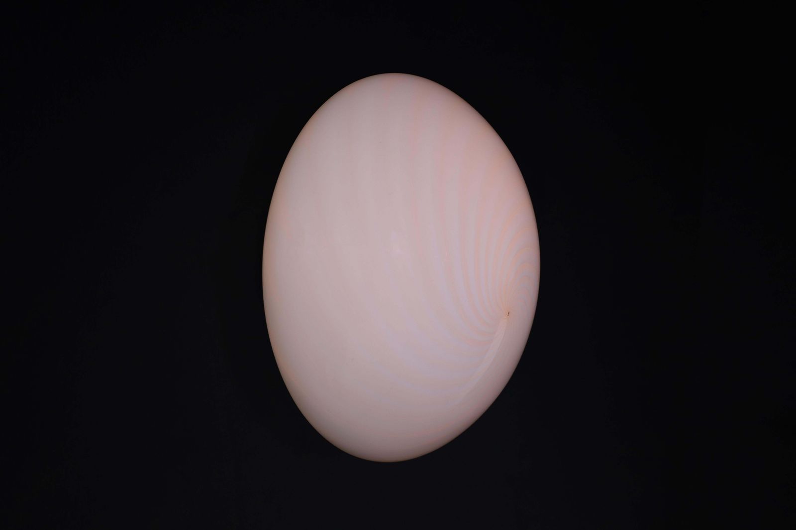 1032.0 Large Murano Swirl Glass Ceiling Lights Or Sconces By Vm Vetri, Italy, 1970s photo