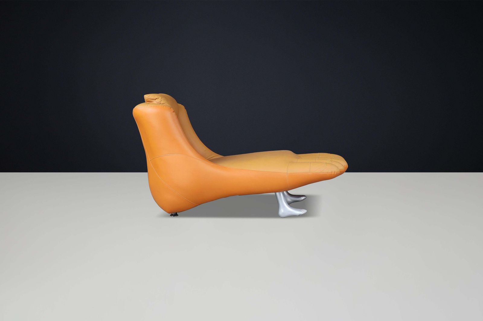 Surrealist Postmodern Foot Shaped Lounge Chair, Netherlands, Circa 1990 photo 5149.0