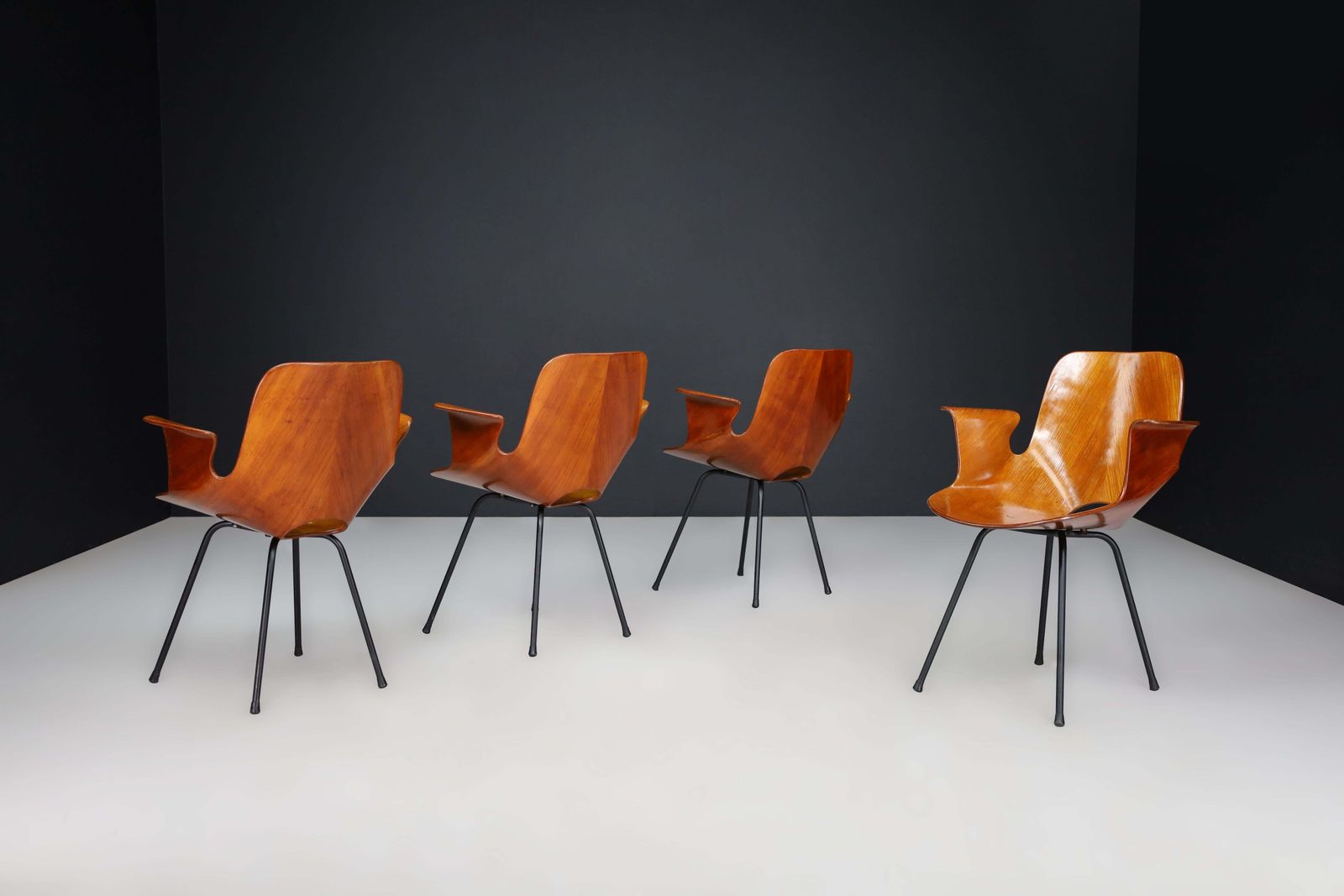 Vittorio Nobili For Fratelli Tagliabue Medea Armchairs, Italy, 1955 photo for sale