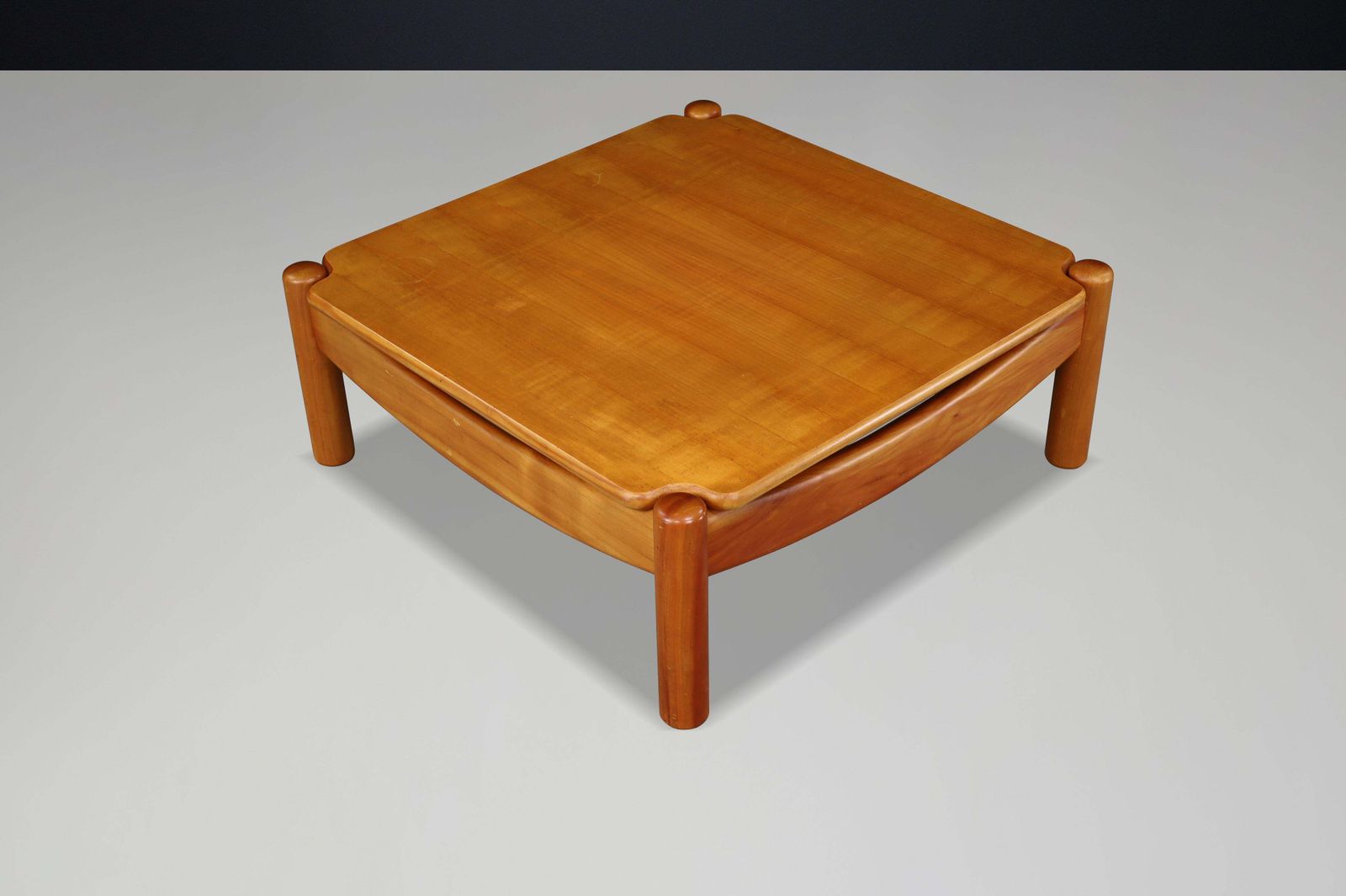 Mid Century Modern Beechwood Coffee Table By Carl Straub, Germany, 1960s photo vintage