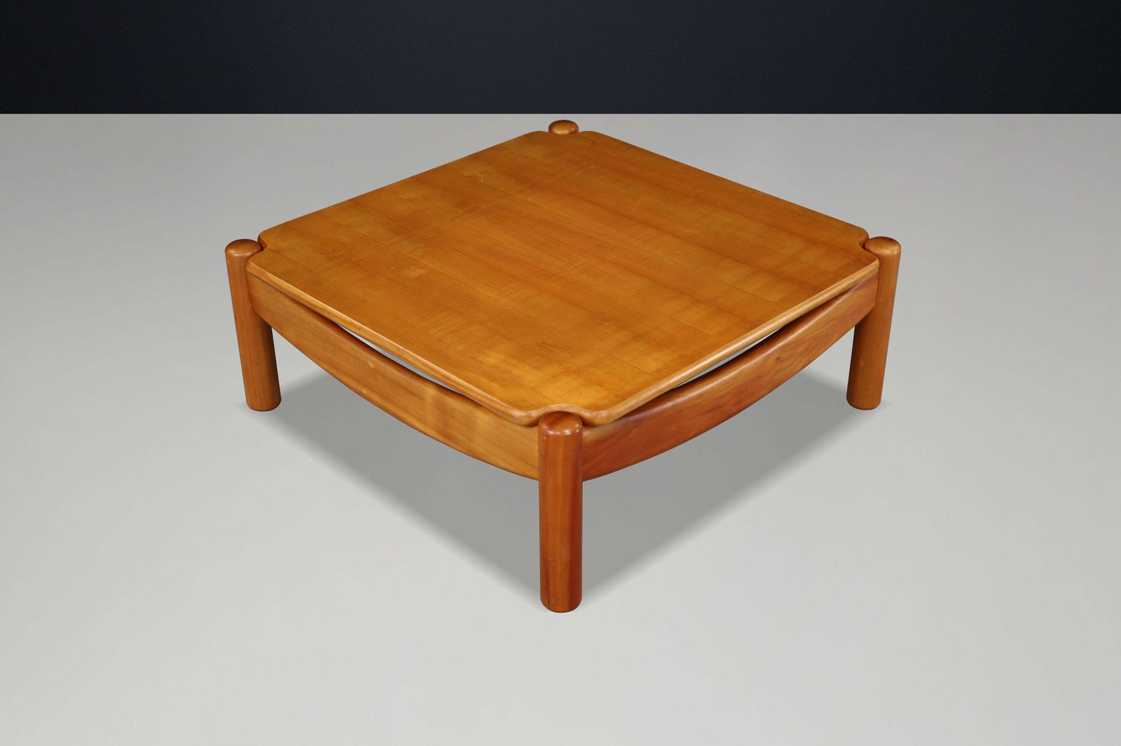 Furniture Mid Century Modern Beechwood Coffee Table By Carl Straub, Germany, 1960s photo