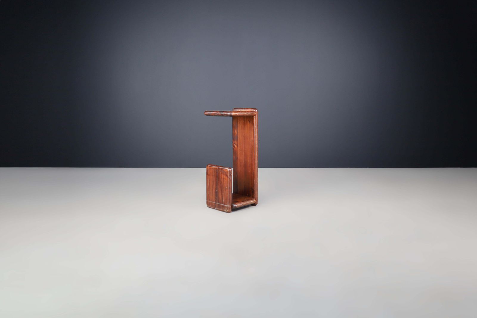 Set Of Four Solid Pine Bar Stools Or Benches, The Netherlands, 1970s photo buy