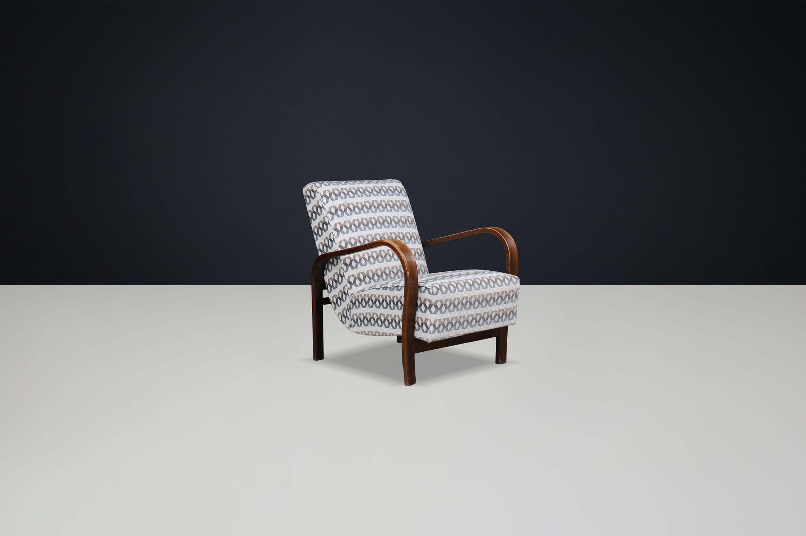 Patinated 1930s Czech Lounge Chairs By Koželka & Kropáček. photo furniture