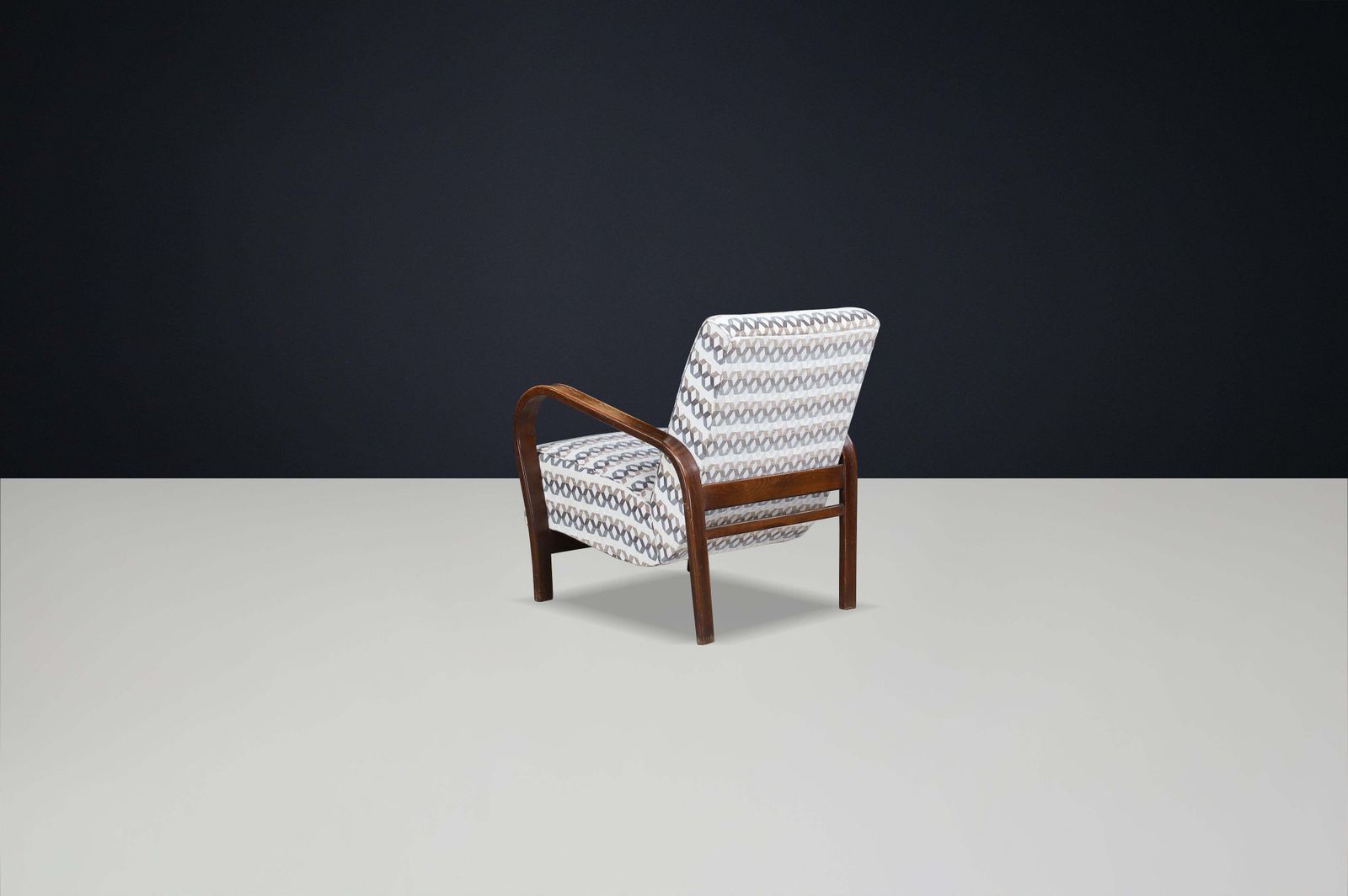Patinated 1930s Czech Lounge Chairs By Koželka & Kropáček. photo 2726.0