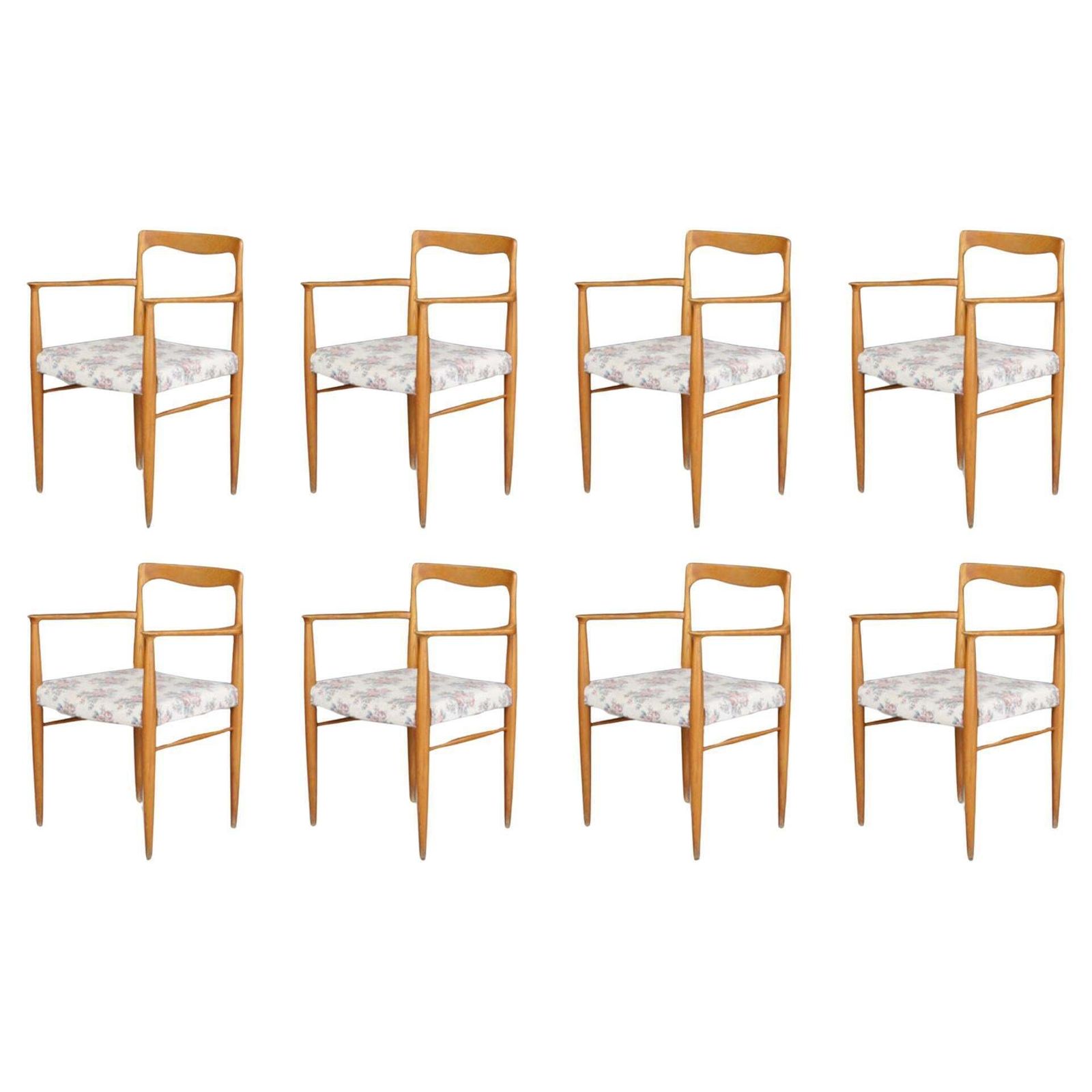 Set Of Dining Chairs By Sedláček & Vyčítal, Czechoslovakia, 1970s — 24 Available