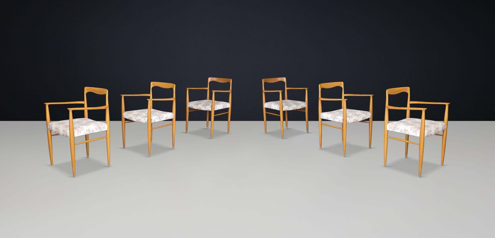 Set Of Dining Chairs By Sedláček & Vyčítal, Czechoslovakia, 1970s — 24 Available photo 696.0