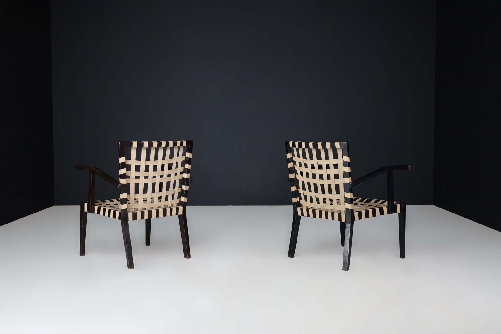 photo furniture Pair Of Vintage European Modernist Armchairs, C. 1930s–1950s