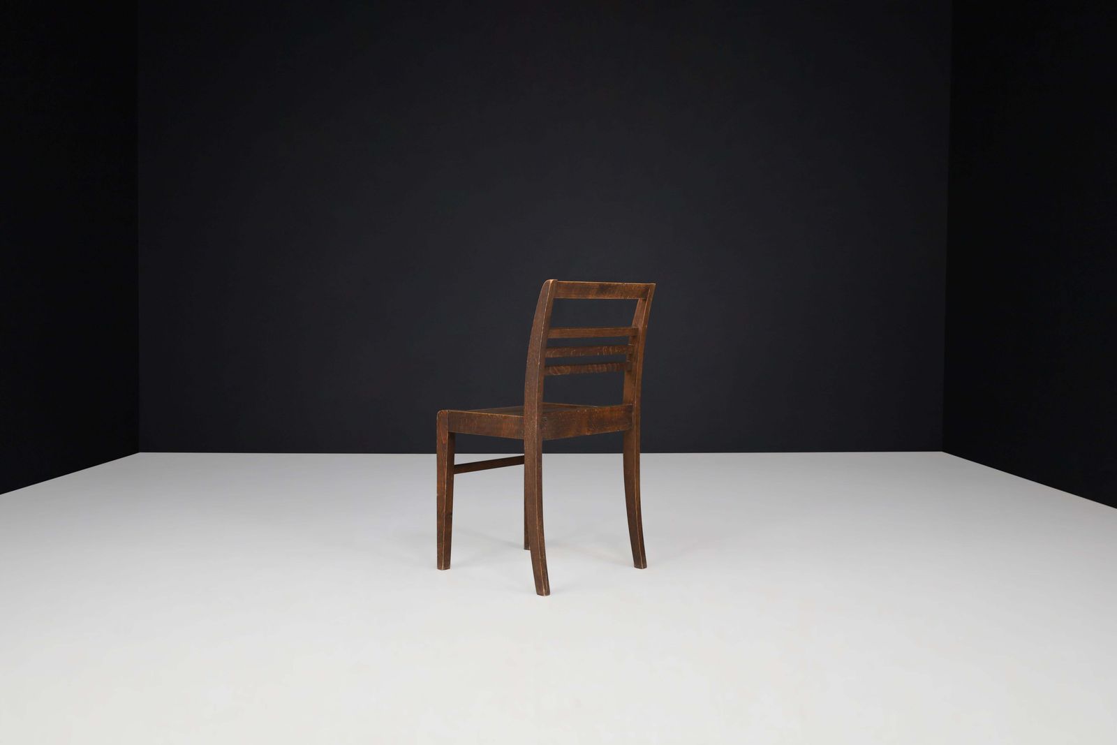 René Gabriel Oak "Reconstruction" Chairs, France 1946 photo vinterior