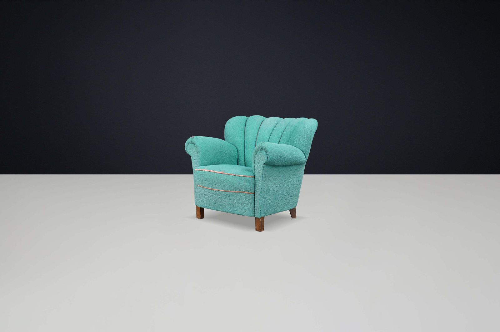 Jindřich Halabala Armchair With Original Upholstery, Czechoslovakia, 1930s photo furniture
