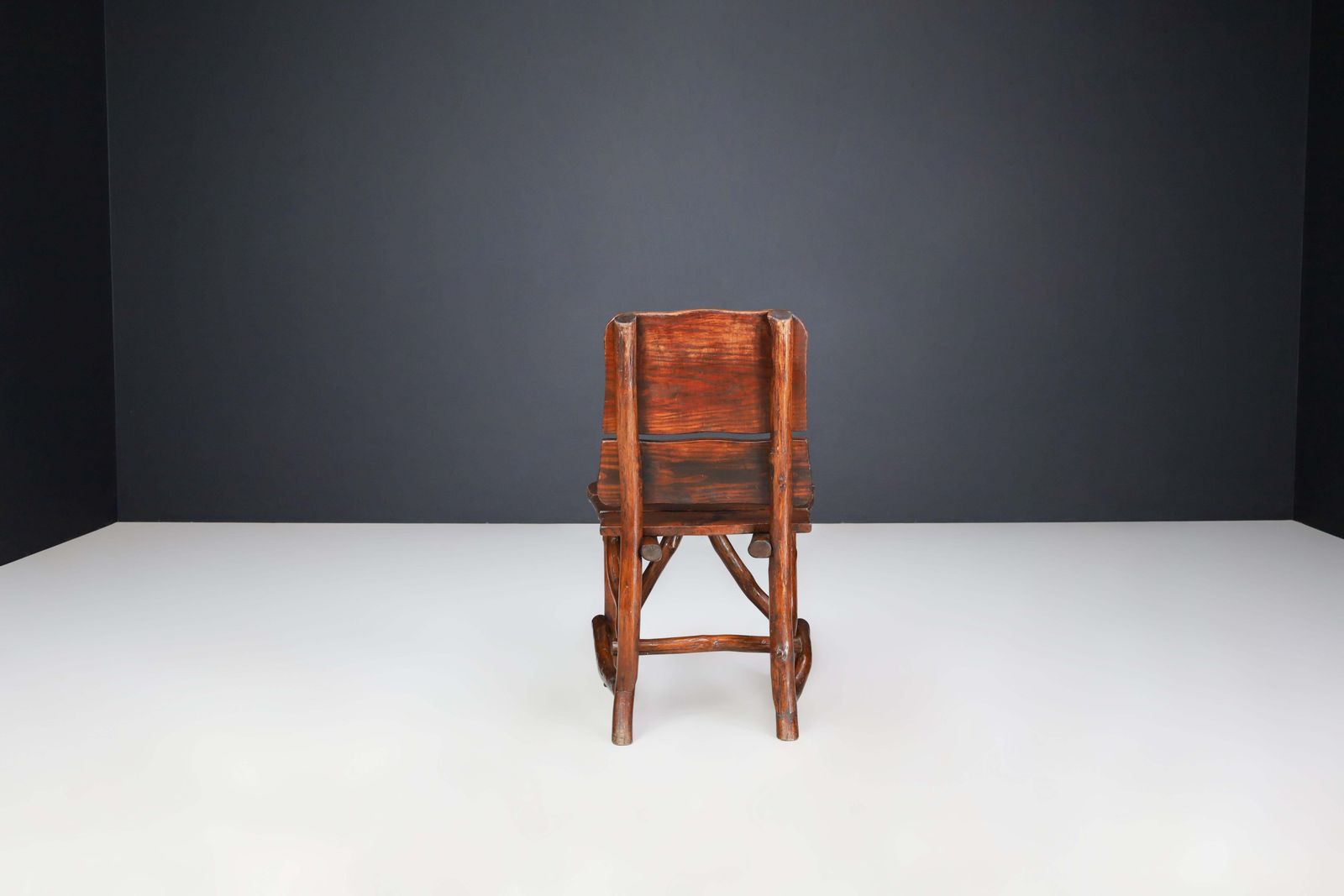 Organic Pine Wood Dining Room Chairs Set Of Ten, France 1960s photo buy