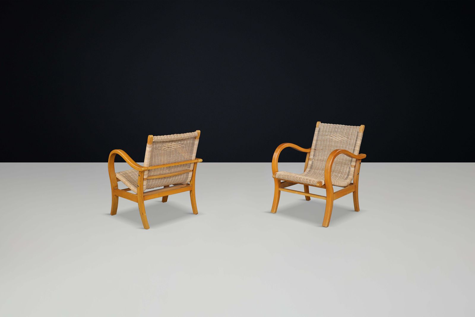Art Deco Bauhaus Lounge Chairs By Erich Dieckmann, Germany, 1930 photo for sale