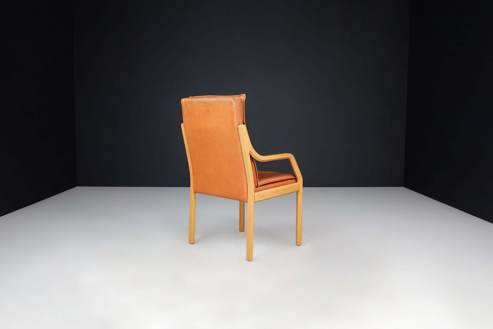 Walter Knoll Set Of 16 Dining Room Chairs In Bentwood And Leather, Germany 1970s photo buy