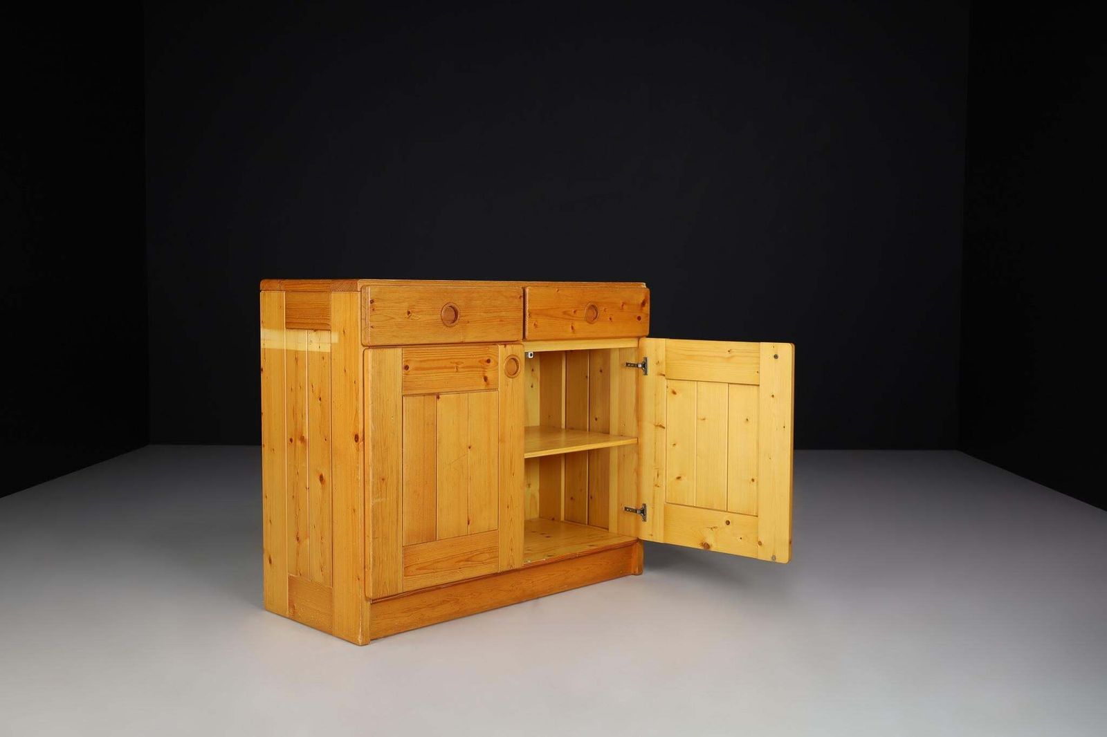 Mid Century Modern Pine Cabinet/Cupboard By Charlotte Perriand For Les Arcs 1970 photo vinterior