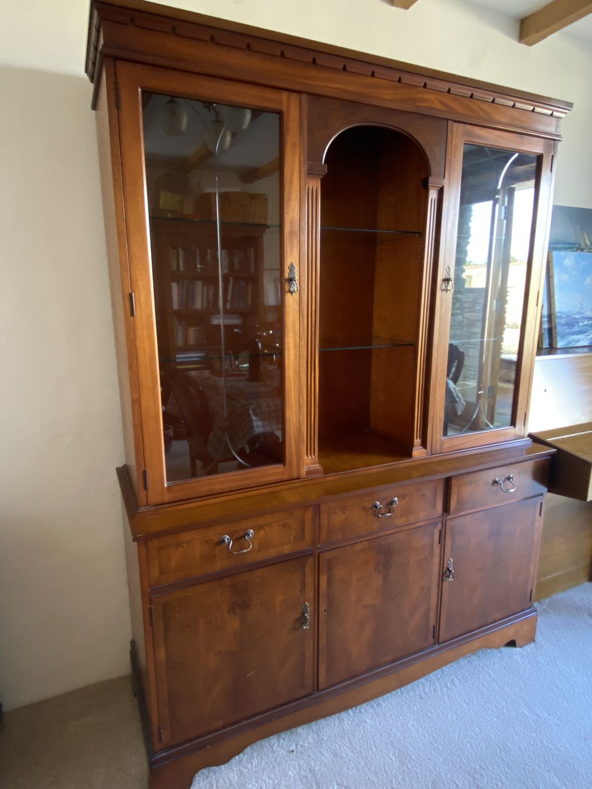 Mahogany Display Cabinet (Strongbow Furniture)