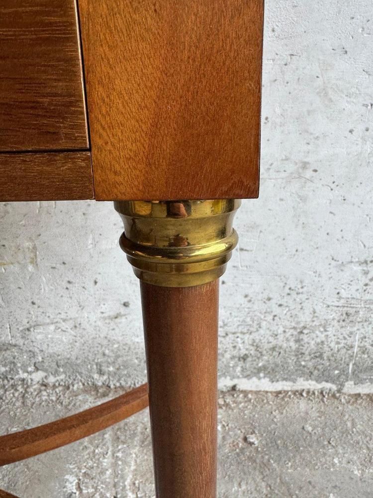 Antique Writing Desk With Chair, Set Of 2 photo vintage