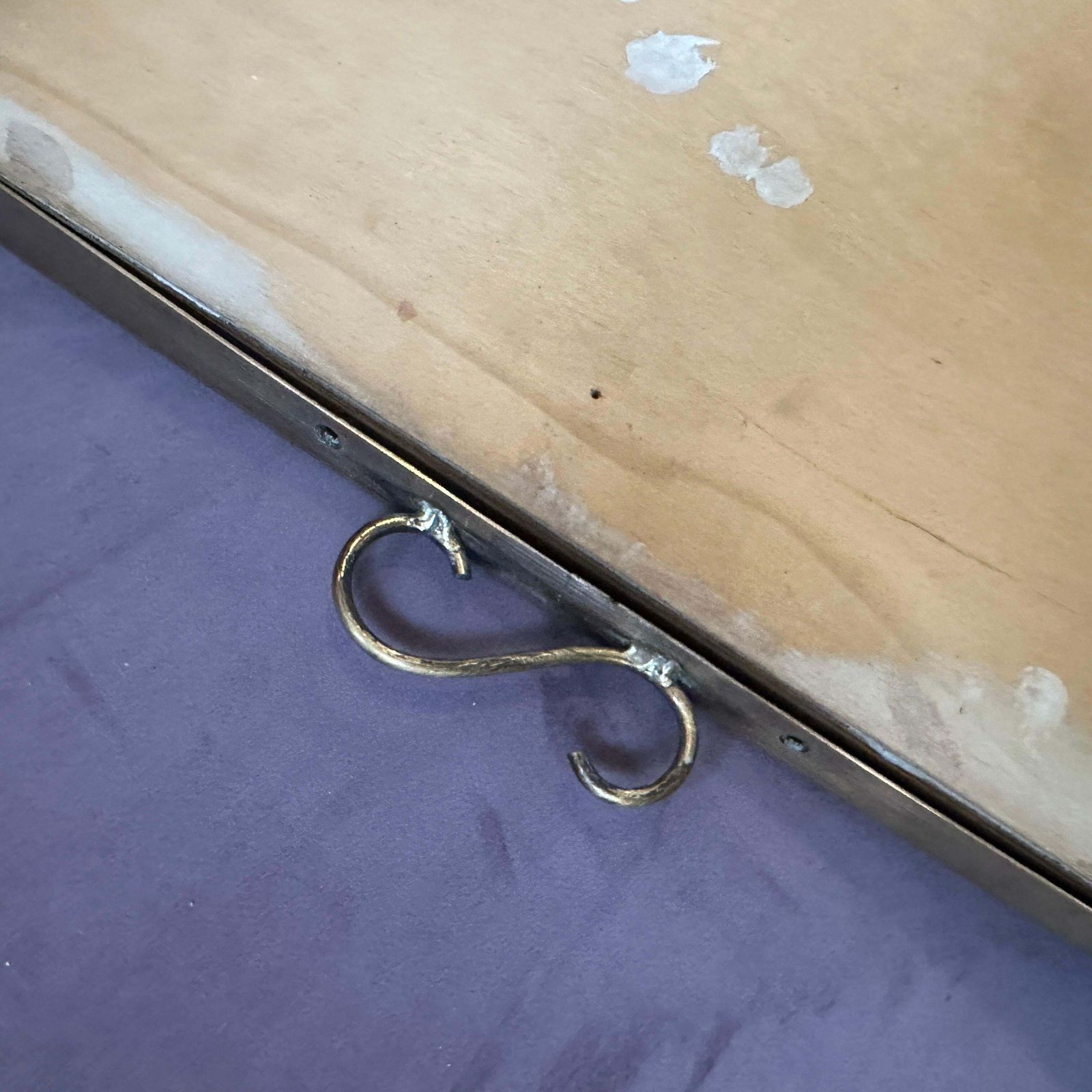 photo furniture A 1950s Mid Century Modern Brass Italian Wall Mirror In The Manner Of Gio Ponti
