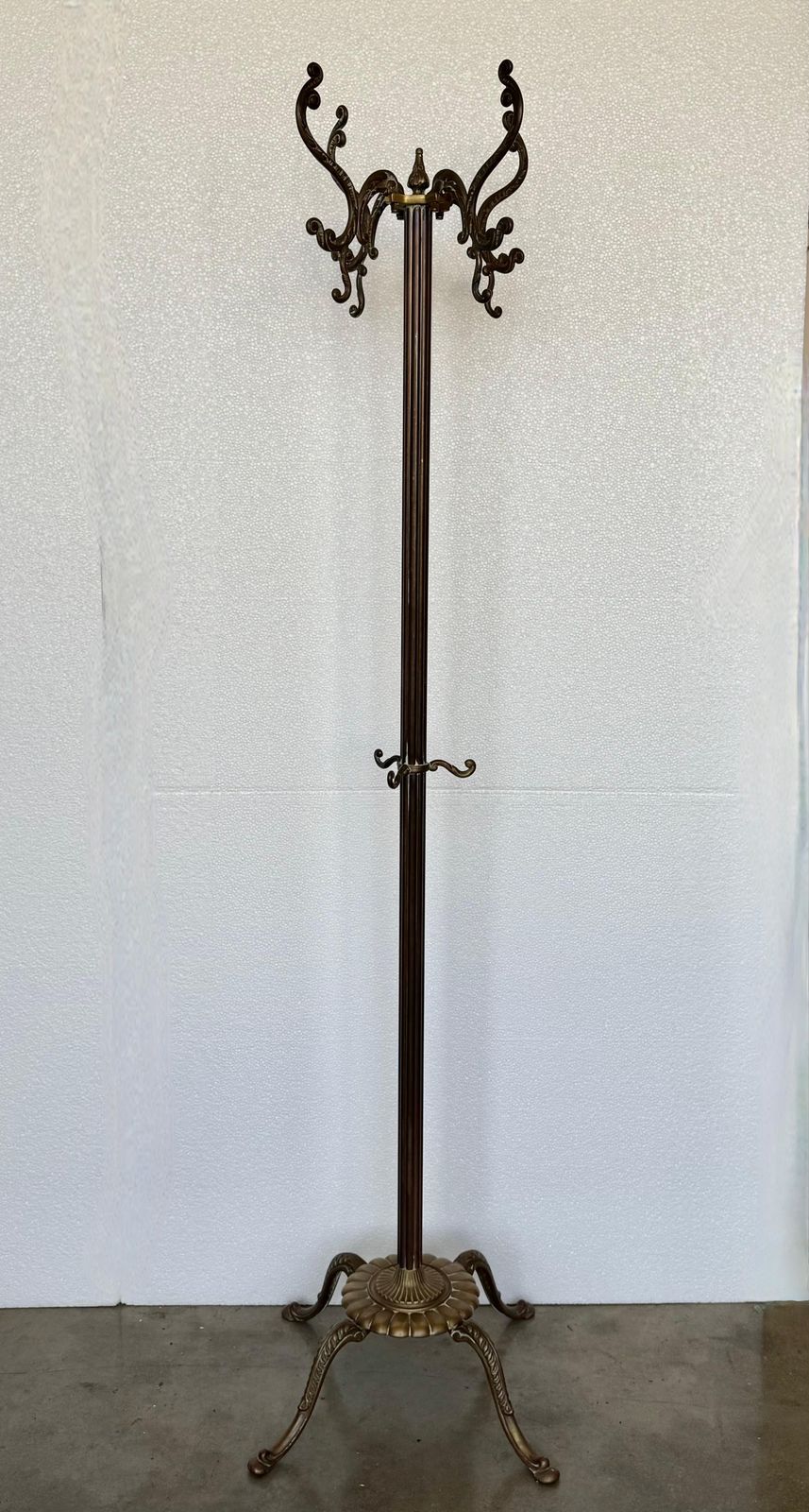 Art Nouveau Belle Epoque Bronze And Burnished Brass Hanger, Bronze Griffon Feet photo furniture