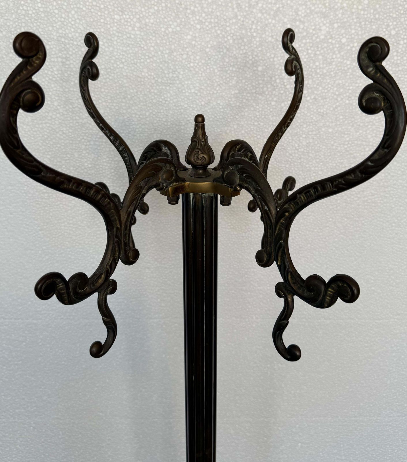 Art Nouveau Belle Epoque Bronze And Burnished Brass Hanger, Bronze Griffon Feet photo buy