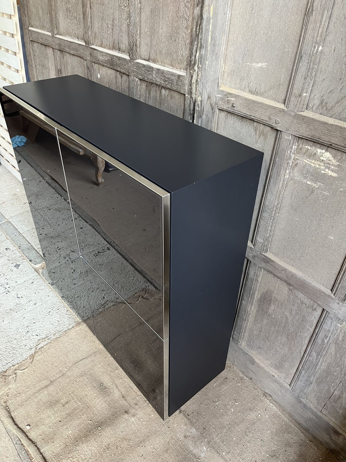 photo vinterior Molteni Square Grey Gloss Cabinet. Rrp £5842. 1 Of 2.