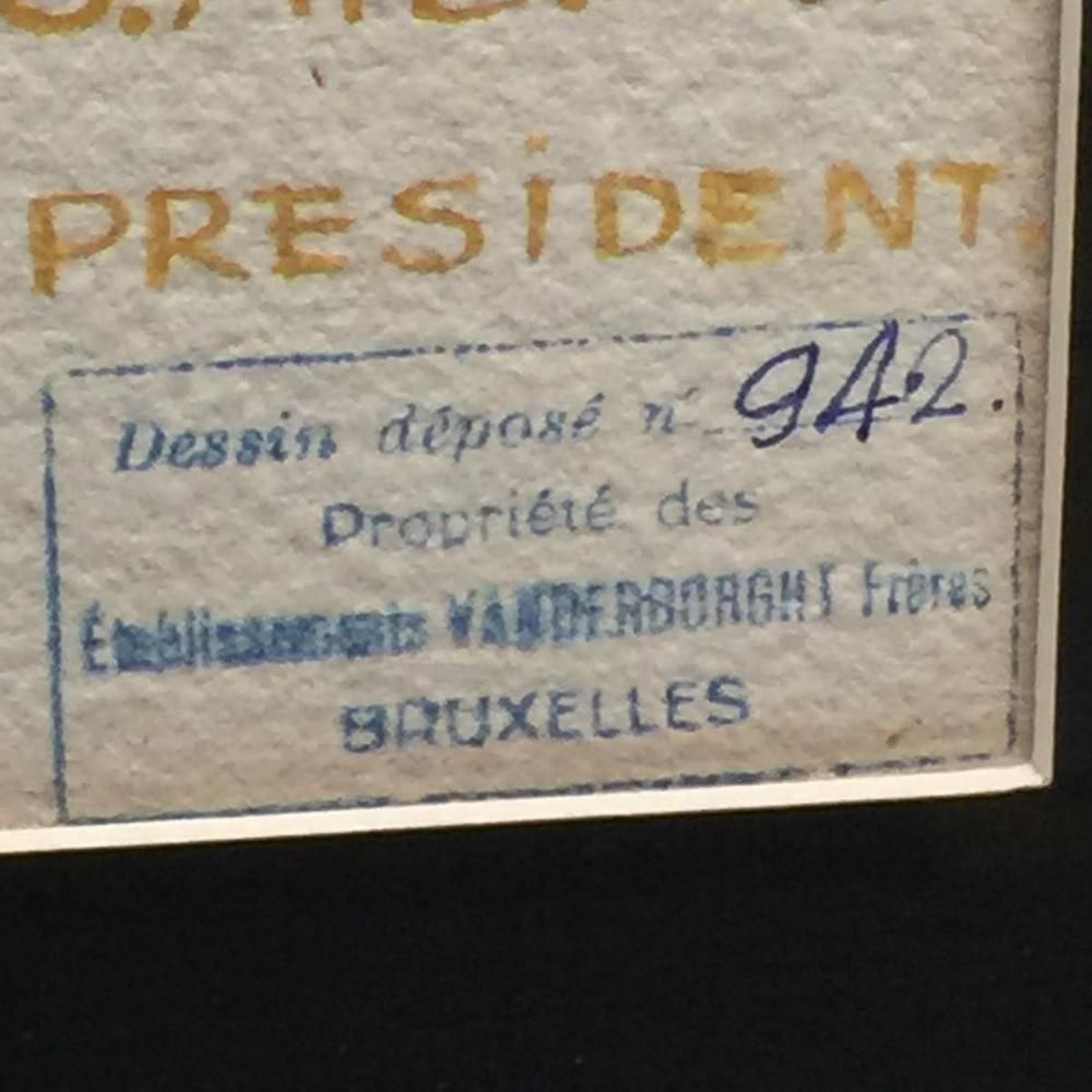 photo furniture Presidentieel Kantoor Van Sabam Door Etablissements Vanderborght In Brussel, Aquarel, Jaren 1930–1940