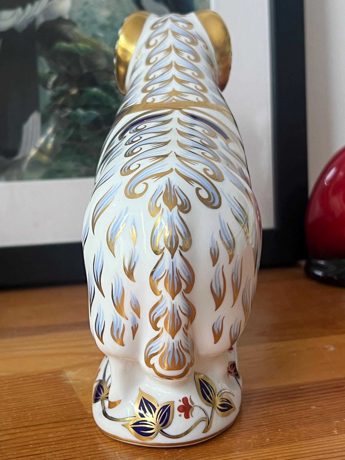 A Highly Collectible Royal Crown Derby First Quality Piece ‘Ram’ Paperweight C1989 (Not Original Box) photo for sale