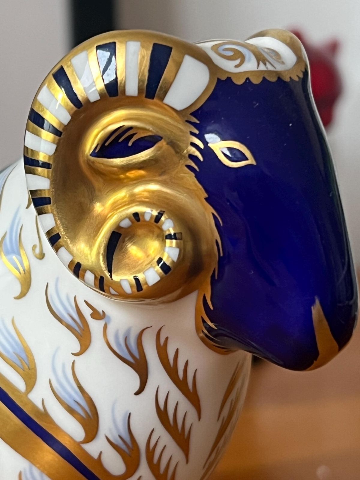 A Highly Collectible Royal Crown Derby First Quality Piece ‘Ram’ Paperweight C1989 (Not Original Box) photo buy
