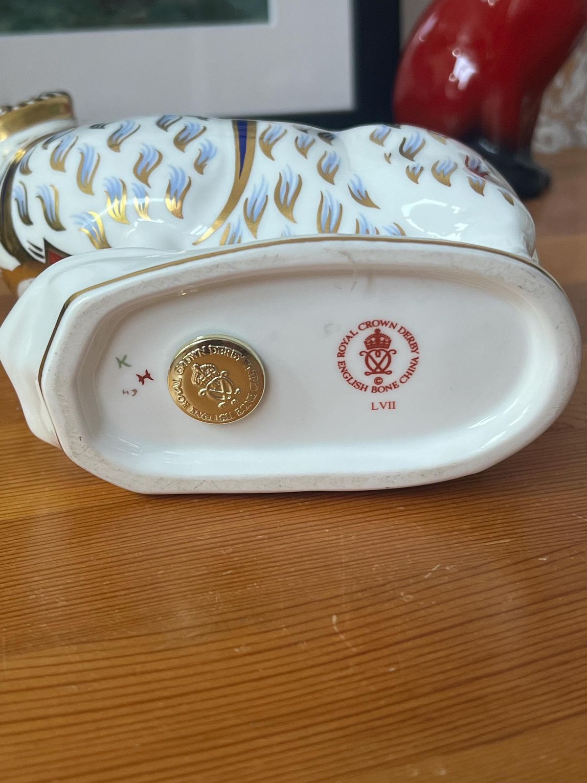 A Highly Collectible Royal Crown Derby First Quality Piece ‘Ram’ Paperweight C1989 (Not Original Box) photo vintage