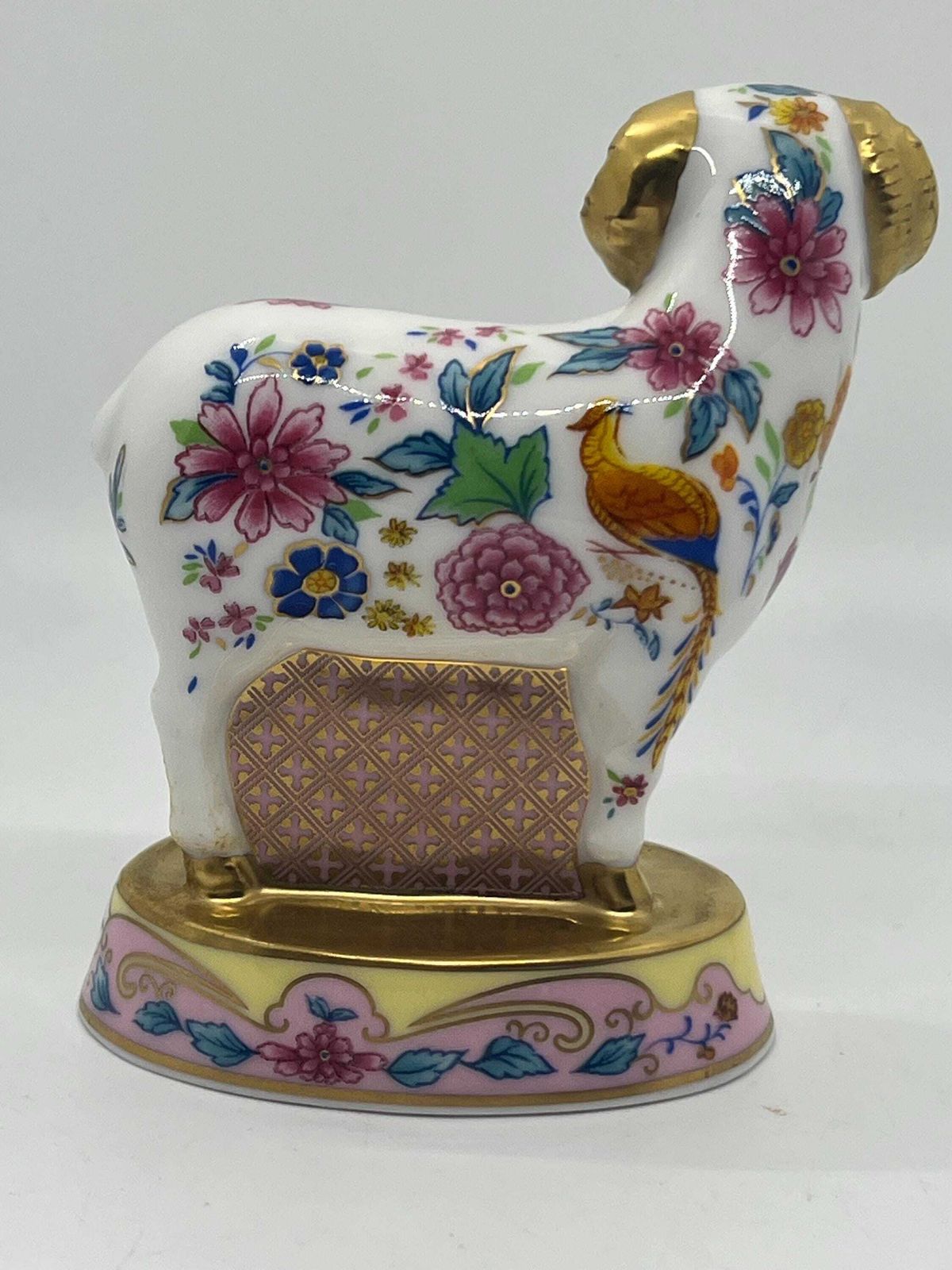Royal Worcester Zodiac Sheep, With Authenticity Certificate And Original Box. photo for sale