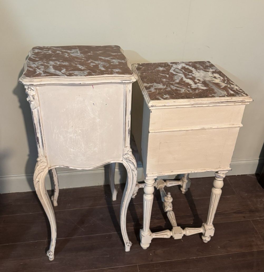 Matched Pair French 19th Century Bedside Tables / Pot Cupboards photo buy
