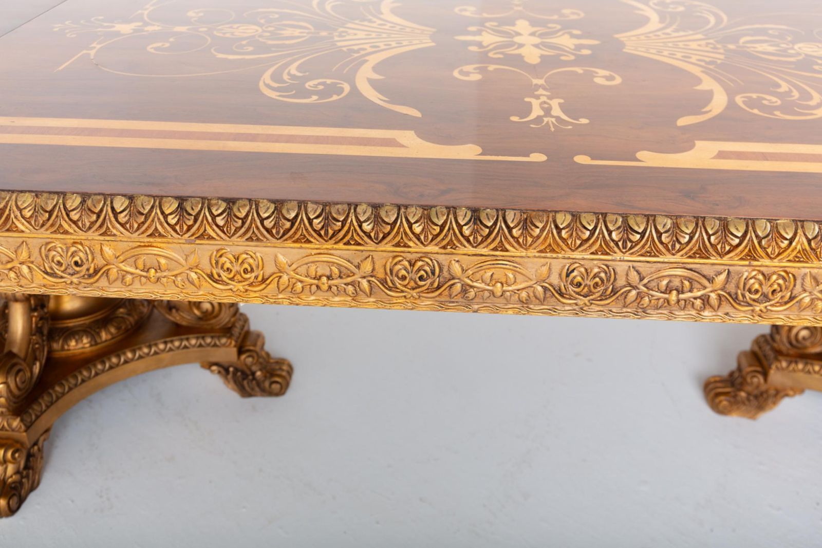 Xl French Dining Table 22 Seater Louis XVI 18 Feet 5.4 Metres photo vintage