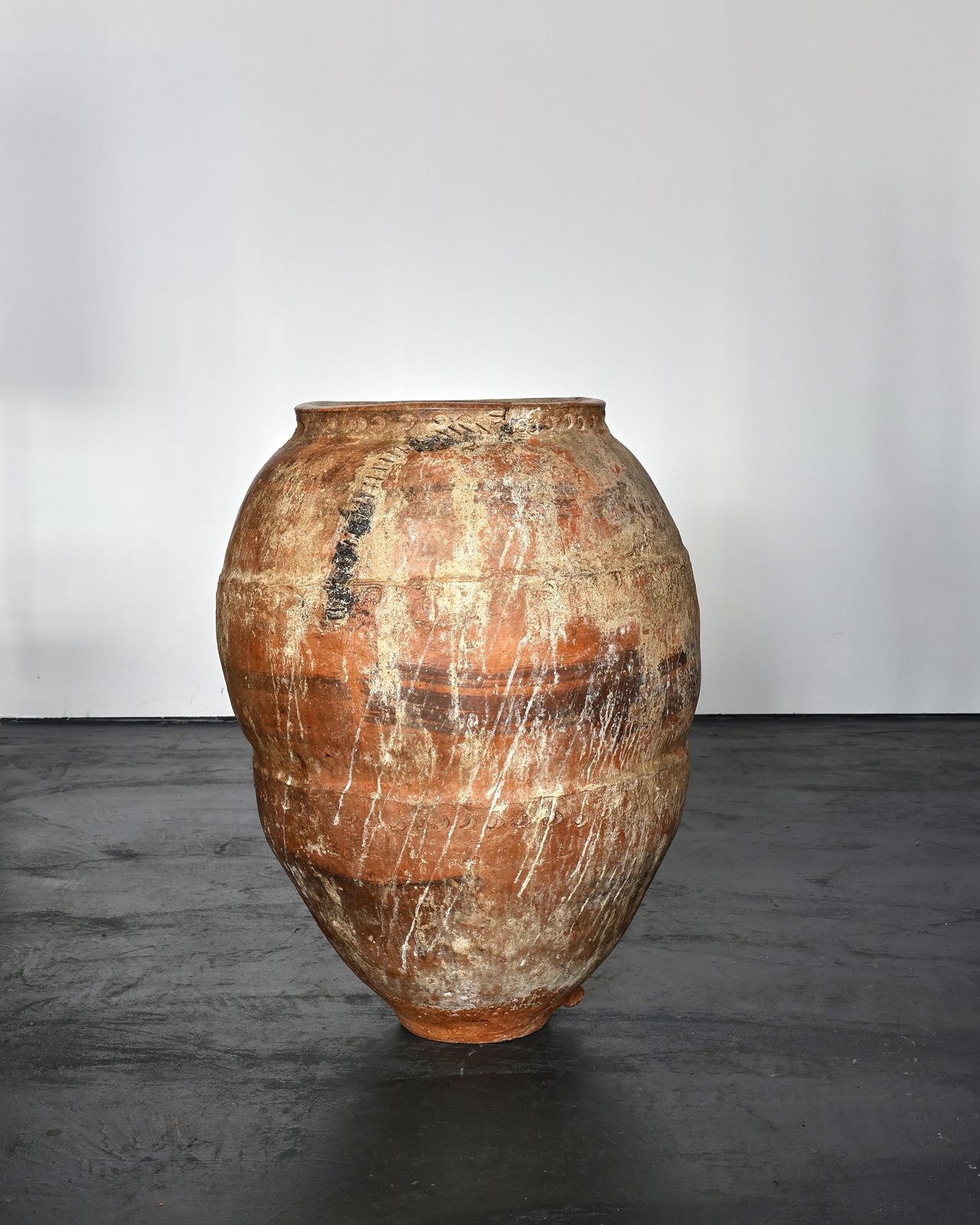 Xl 18th C. Calanda Vessel/Pot, 1700s photo Garden Decor