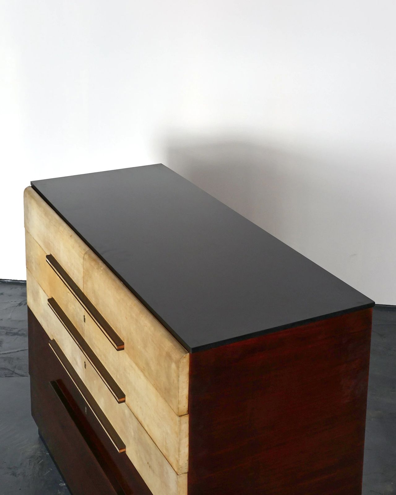 photo buy Italian Modernist C.1940s Vellum Chest Of Drawers