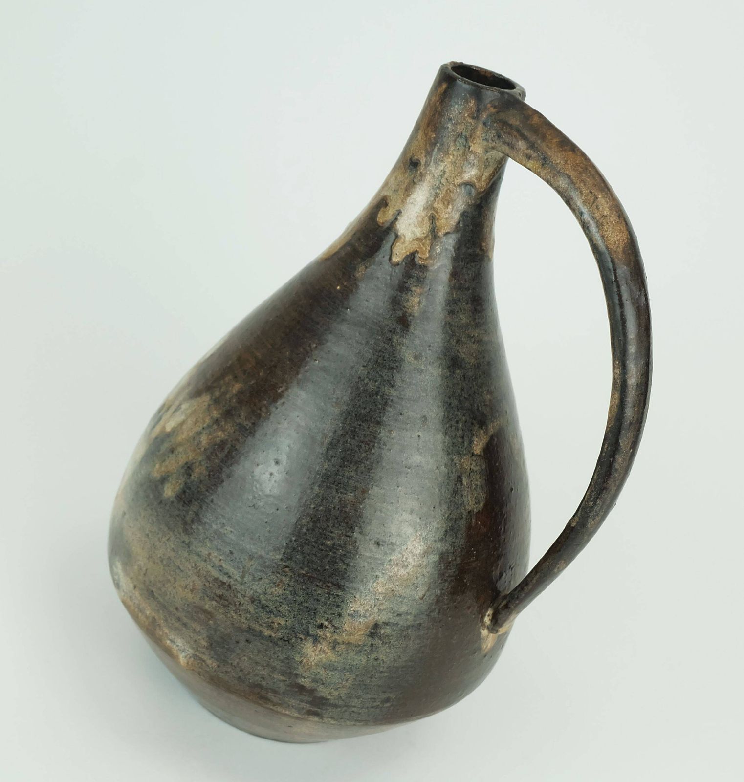 Danish Modern Ceramic Vase Studio Pottery Conny Walther Denmark 1960s 70s photo for sale