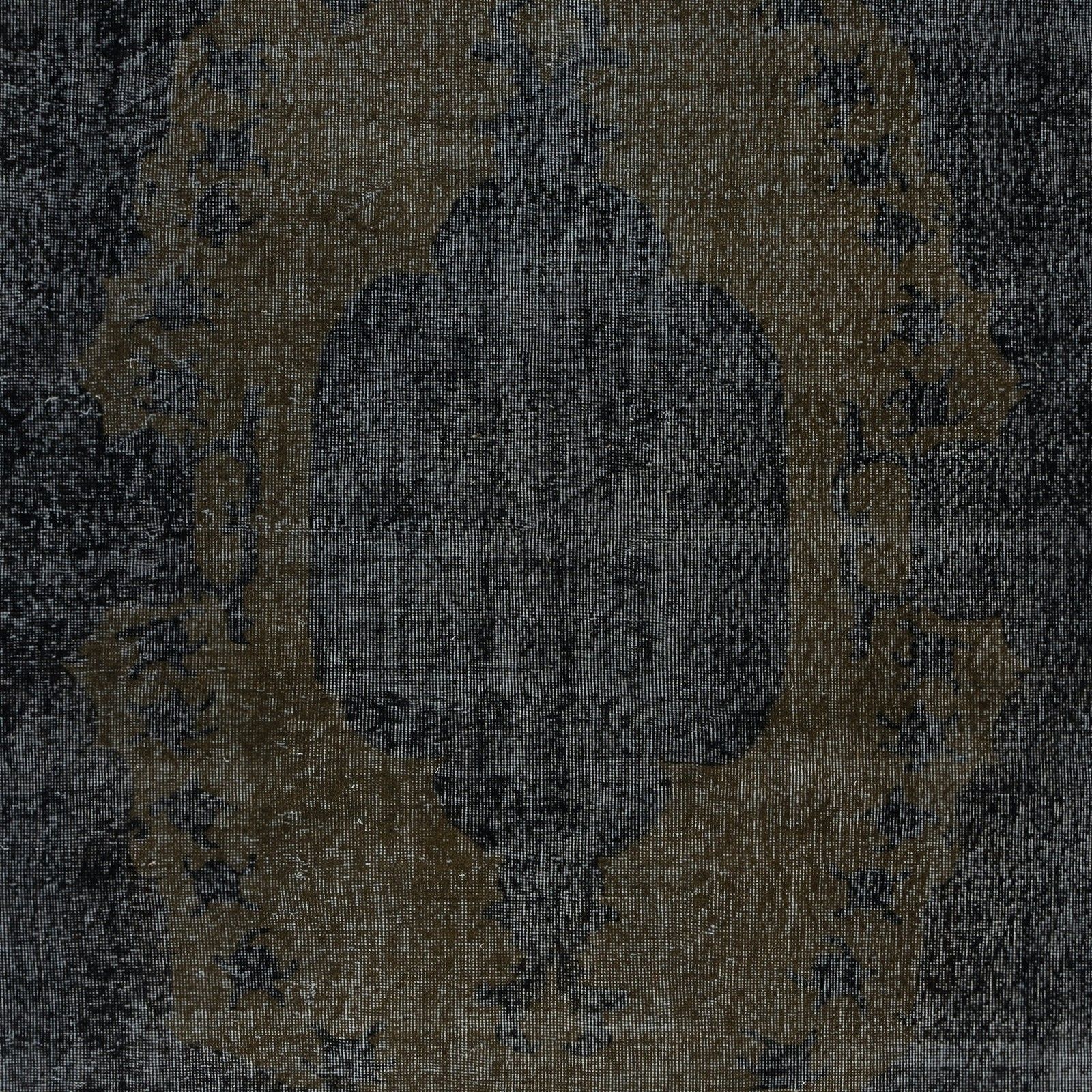 6.2x10.2 Ft Black Vintage Wool Area Rug. Modern Hand Knotted Carpet photo Textiles