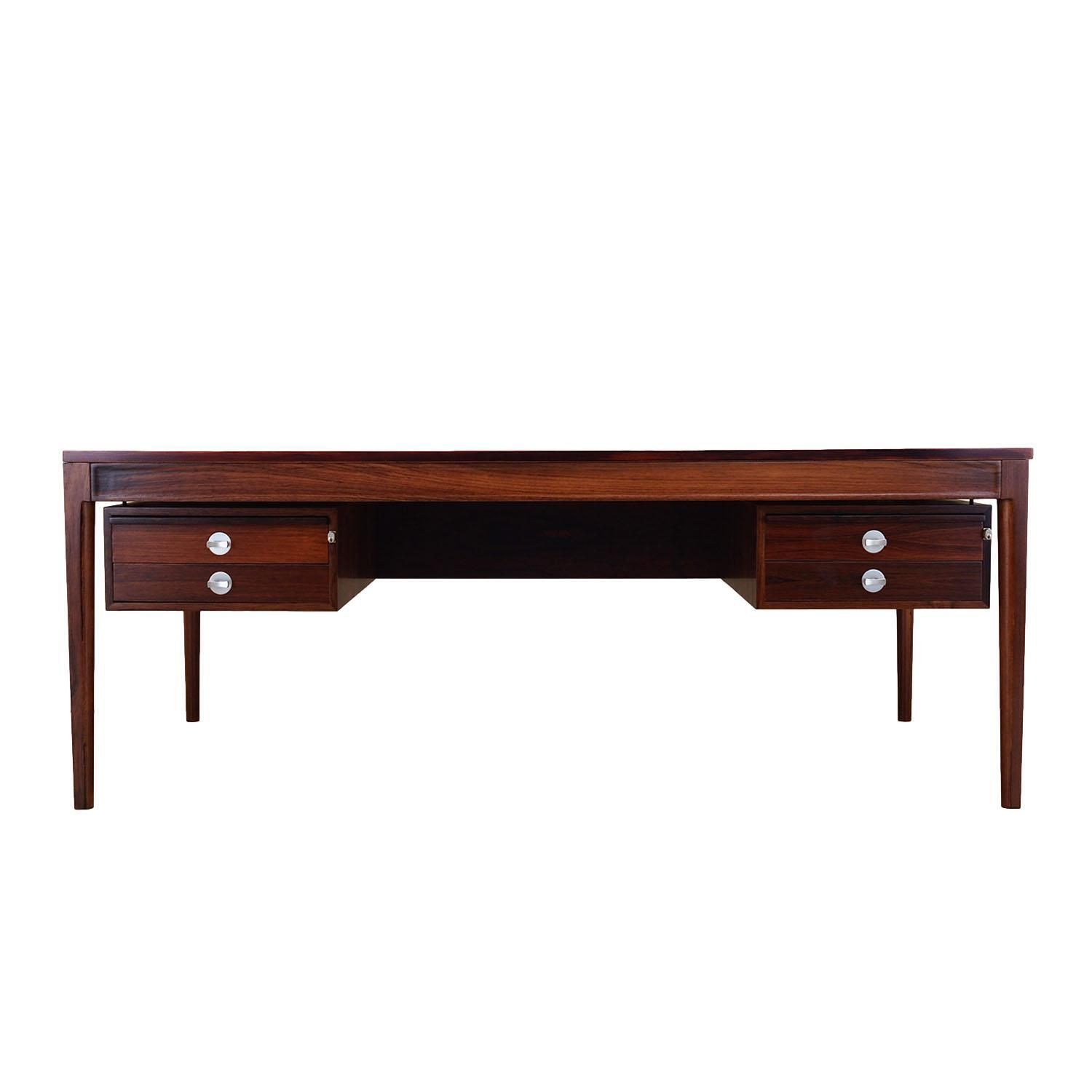 Diplomate Vintage Desk Danish Design 1970s Designer Finn Juhl Manufacturer France And Son