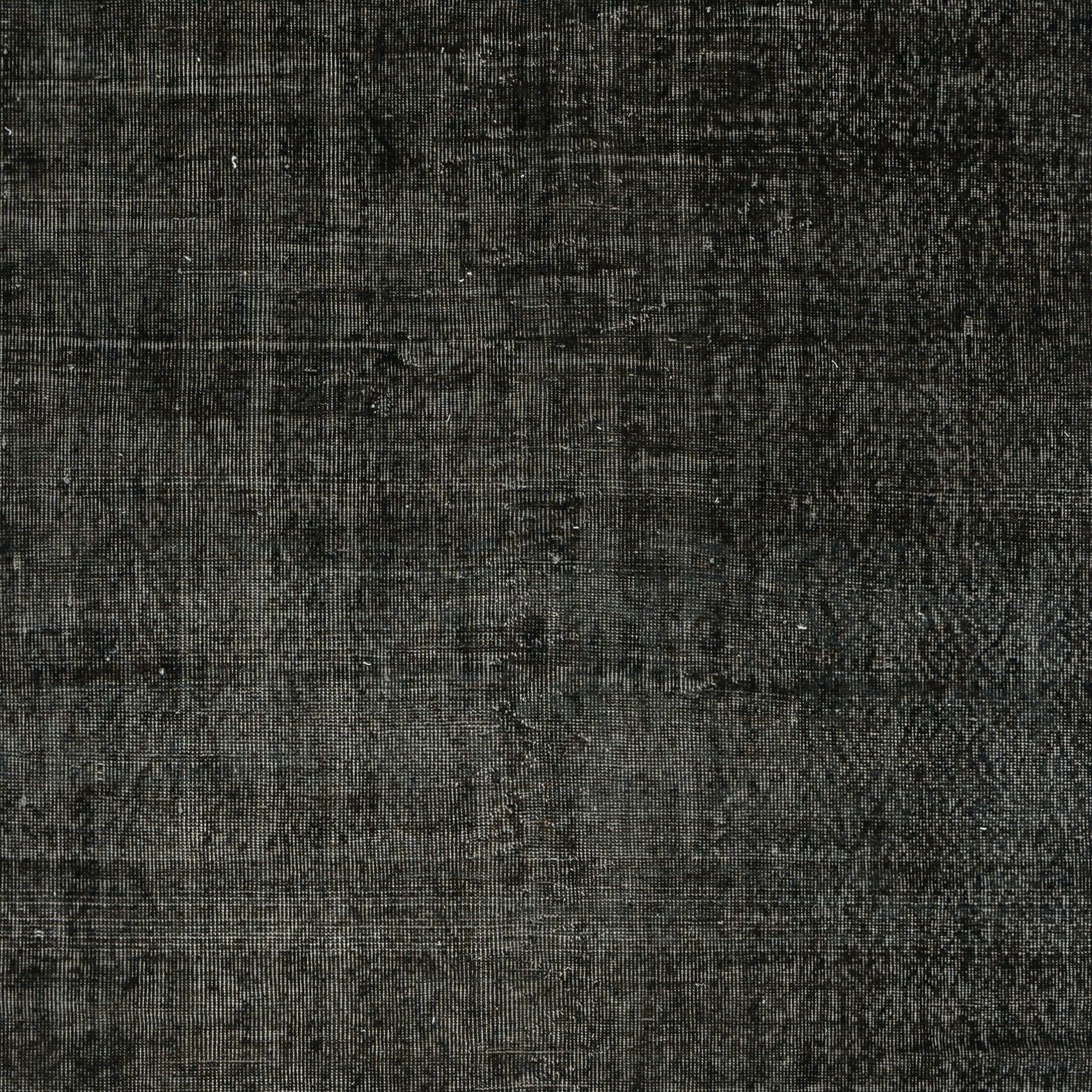 5x9 Ft Vintage Handmade Turkish Area Rug Overdyed In Black For Modern Interiors photo Textiles