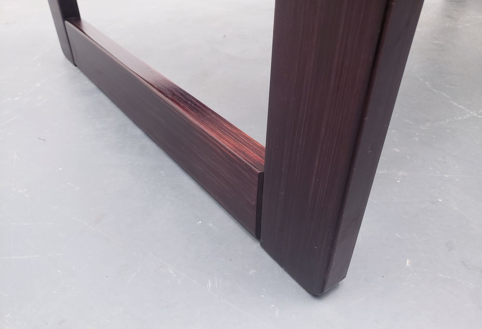 Percival Lafer – Model Mp 97 Rosewood & Smoked Glass Coffee Table, Brazil, 1970s photo vinterior